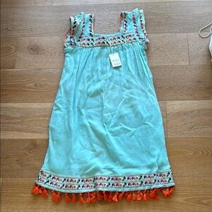 Mer St. Barth Sandrine Dress in Aqua NWT